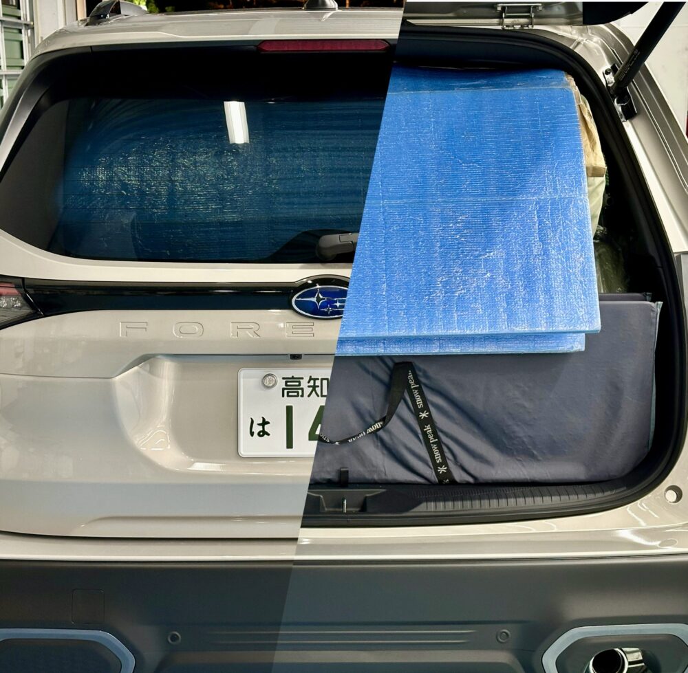 新型フォレスターの為のキャンプグッズ安心・快適積載術です！